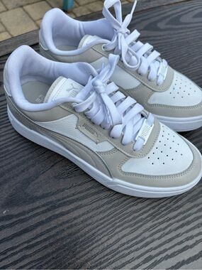 PUMA Caven Dime Low White Grey Sz 7